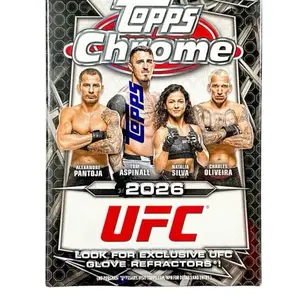 2026 TOPPS CHROME UFC BLASTER BOX - Collectible Sports Cards Packs, Trade Card Box for Collectors
