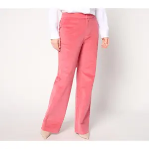BEAUTIFUL by Lawrence Zarian Petite Wide Leg Corduroy Pant