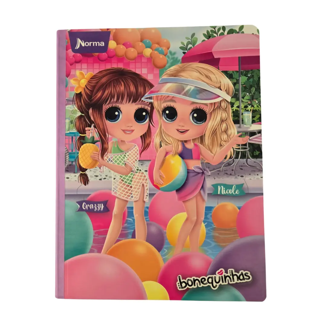 Composition Notebook for Girls – Norma Bonequinhas