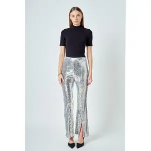 Sequin Flare Pants