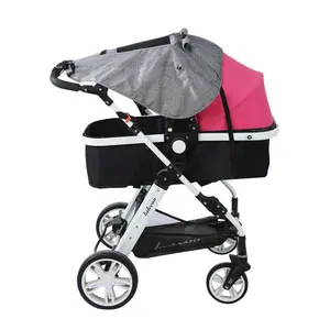 High View Dual Direction Baby Stroller Sunshade Canopy, UV Protection Rainproof Universal Accessories, Infant Car Seat Shade Cover