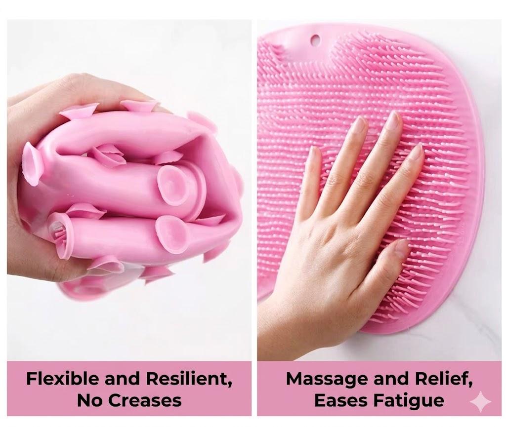 TikTok Made Me Buy It!  Viral Non-Slip Shower Foot Scrubber Mat - The Shower Essential You Need