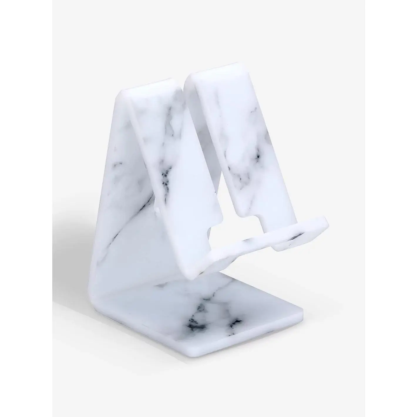 White Marble Phone and Tablet Stand