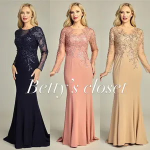 Carmen Long Sleeve Lace Gown