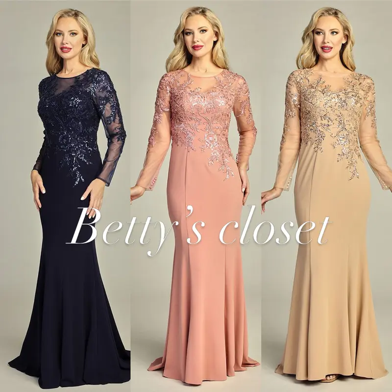 Lacy long sleeve dress