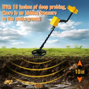 Tc-200 Upgrade Metal Detector for Treasure Hunting, Adjustable Underground Tracker for Iron and Gold Detection, Durable Abs Built