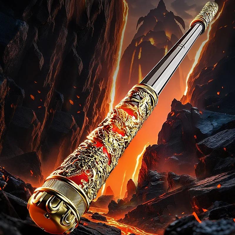 Monkey King Golden Hoop Staff Toy, Voice Controlled Glow Sword for Boys, Kids Retractable Magic Toy