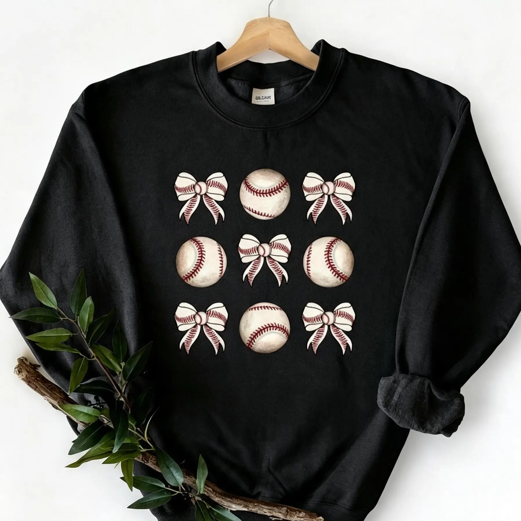 Coquette Baseball Sweatshirt, Baseball Mom Sweater, Womens Baseball Shirt, Baseball Lover Shirt, Baseball Season Hoodie, Baseball Bow Tee #SohoChic