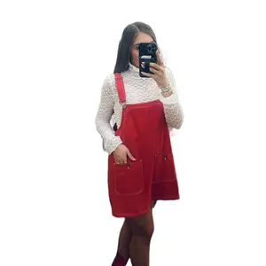 Red Overalls Dress - Overalls - Women’s Overalls - Western-Wear - Western Outfit - Nashville Outfit - Country Music Concert