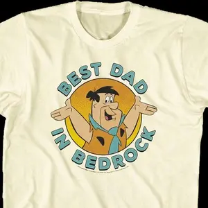Best Dad In Bedrock Father Day T-Shirt