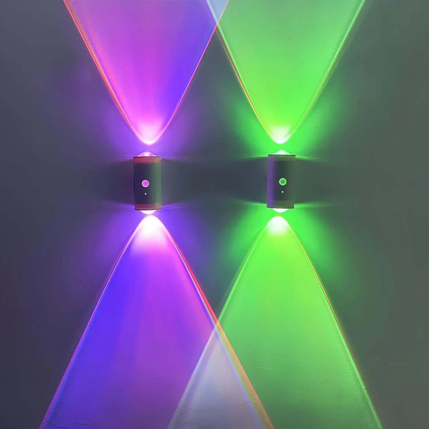 4 Pack RGB Dynamic Gradient Step Lights, Rechargeable Motion Sensor LED Wall Lamp with Remote, 1200mAh Dimmable Magnetic Mount Night Light for Staircase Hallway Bedroom Kitchen Bar