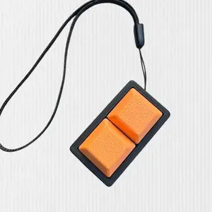 2 Key Keycap Clicker Keyboard key Switch Keychain - 3D Printed