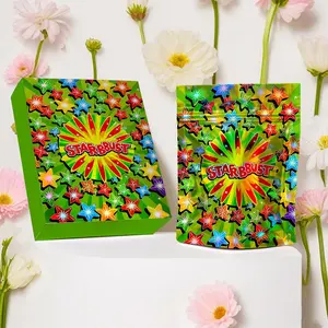 Starburst Pattern Laser Ziplock Bag, 10/20/40pcs Colorful Star Pattern Laser Gift Bag, Reusable Sealed Bag, DIY Party Gift Wrapping Supplies