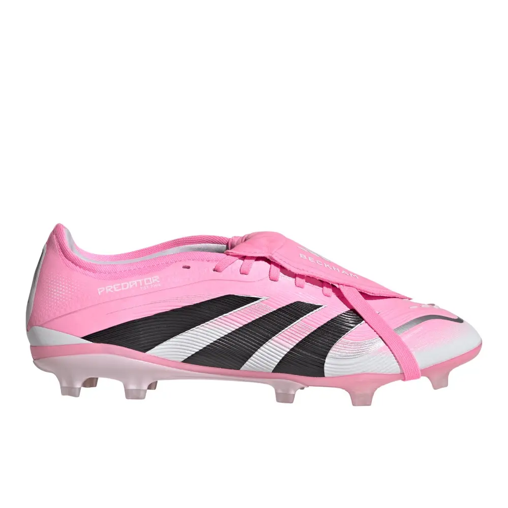 adidas Mens Predator Pro Fold-Over Tongue Firm Ground Beckham Soccer Cleats - Pink adidas Mens Predator Pro Fold-Over Tongue Firm Ground Beckham Soccer Cleats - Pink