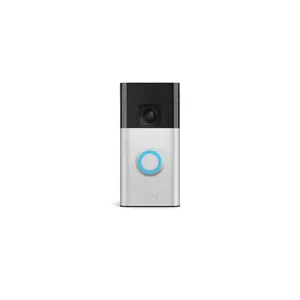 Battery Doorbell, Home or business security with Head-to-Toe video, Live View with Two-Way Talk, and Motion Detection & Alerts, Satin Nickel