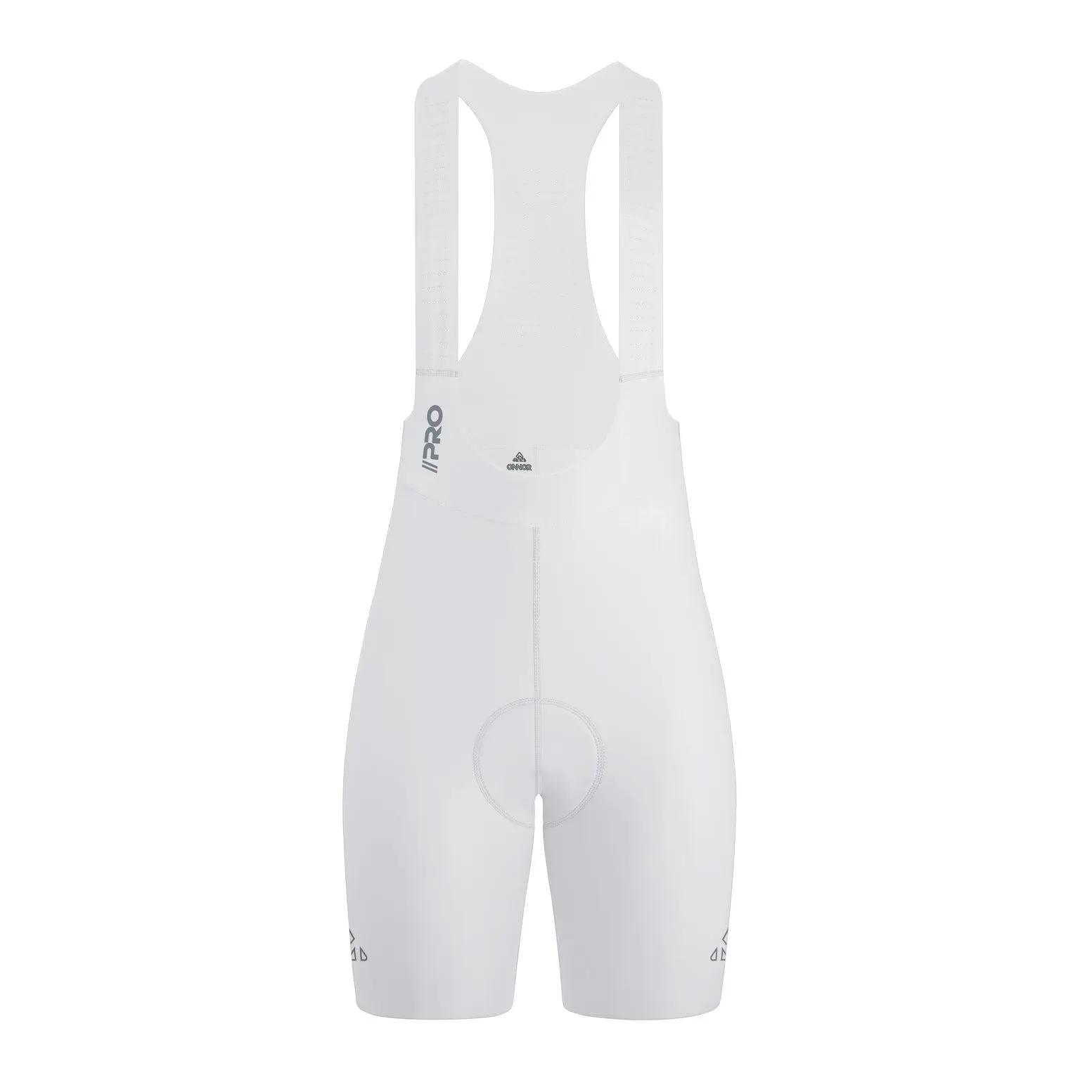 Women's Seamless White Pro Cycling Bib Shorts