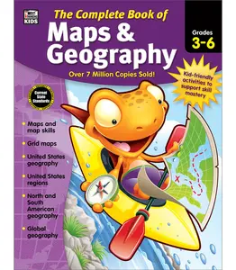 The Complete Book of Maps & Geography Workbook Grade 3-6 Paperback
