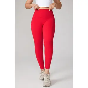 UNISSU Women's Soft Yoga Pants Hugcurve No Front Seam Leggings 25"