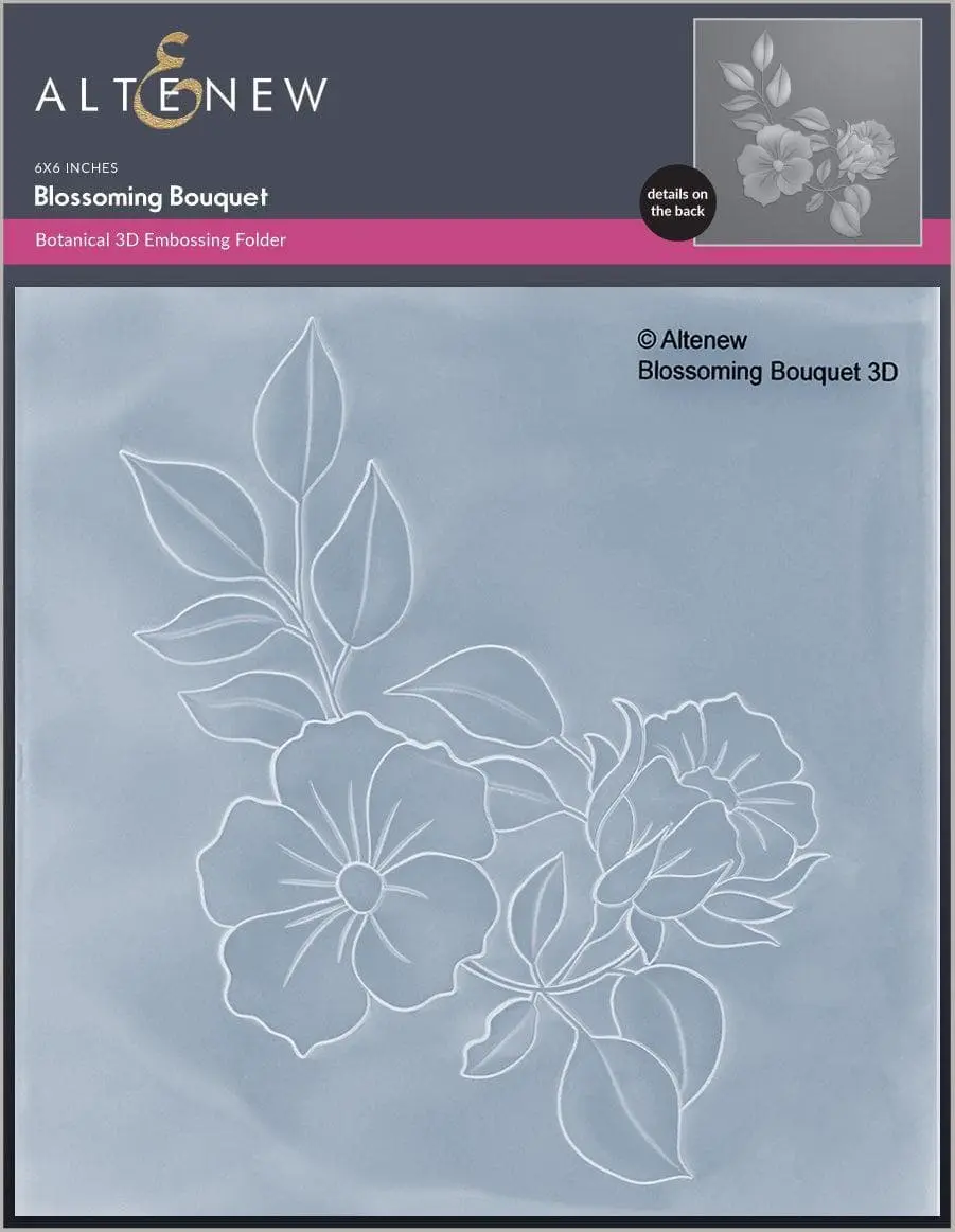 Blossoming Bouquet 3D Embossing Folder