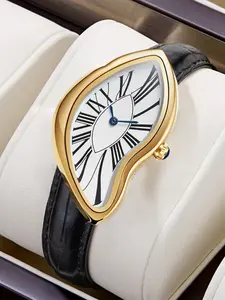 Women's Quartz Watch, Fashion Trend Analog Dial, Zinc Alloy Case, Button Cell Battery, Casual Style, All Seasons Wear, Elegant Quartz Watch