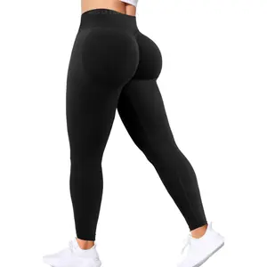 Scrunch Butt Lifting Leggings for Women Gym Seamless Workout Leggings Mid Low Waist Tummy Control Yoga Pants