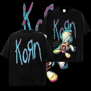 [MetalStyle] Korn Band SoS Dolls  Retro Unisex 100% Heavyweight Cotton T-Shirt – Korn 2025 Tour Tee, Heavyweight Cotton, Raw 2000s Nu-Metal Energy, Industrial Streetwear Vibes, Alternative Essential for Heavy Music Fans