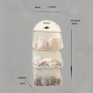 Wall-Mounted Storage Bag for Underwear, Panties, Socks, Ideal for Dorms and Home, Organizational Tool, Space-Saving Solution