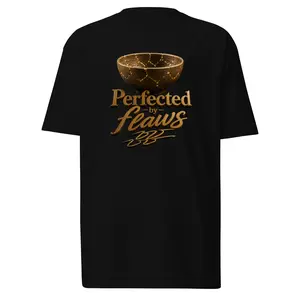 Perfected by flaws premium heavyweight tee