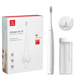 Oclean Air 2T Sonic Electric Toothbrush , Ultra Quiet Toothbrush 40000 VPM Motor,2.5 Hour Fast Charge for 40 Day Use,2 Min Built-in Timer,Power Rechargeable Toothbrushes for Adults