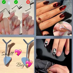 set 2pcs Heart Magnet for Nail Art