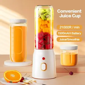 TINGBAI Mini Fruit Juicer 8-Blade Multifunctional Food Processor 21000R/min 1500mAh Battery Juice Smoothie Blender