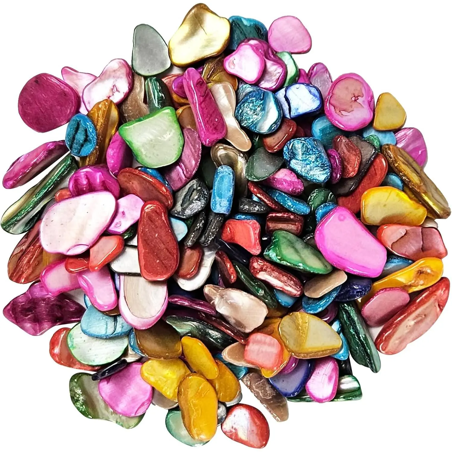 Crushed Shells Chips Irregular Mother of  Seashell Fragments Sea Shell Pieces for DIY Crafts, Vase Filler, Decorating,  Decor