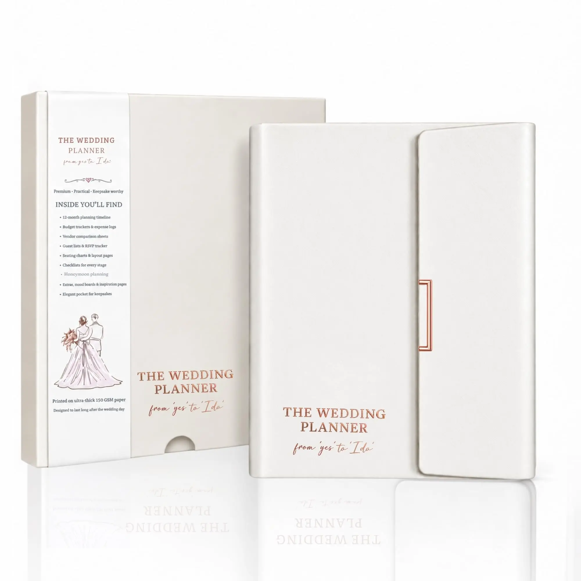 Wedding Planner Book and Organizer-256 Pages Bridal Wedding Planning Book