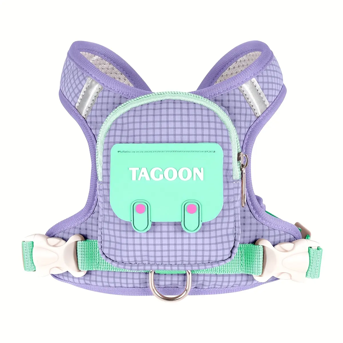 [Small Dog] New Lightweight Dog Harness Chest Bag, Breathable Mesh, with Backpack, Dog Poop Bag Storage, Suitable for Small Dogs Outdoor Walking And Strolling, with Leash Hook, Can Be Leashed (French Bulldog, Pug, Beagle, Bichon, Schnauzer, Teddy