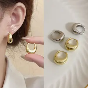 Chunky Mini Hoop Earrings