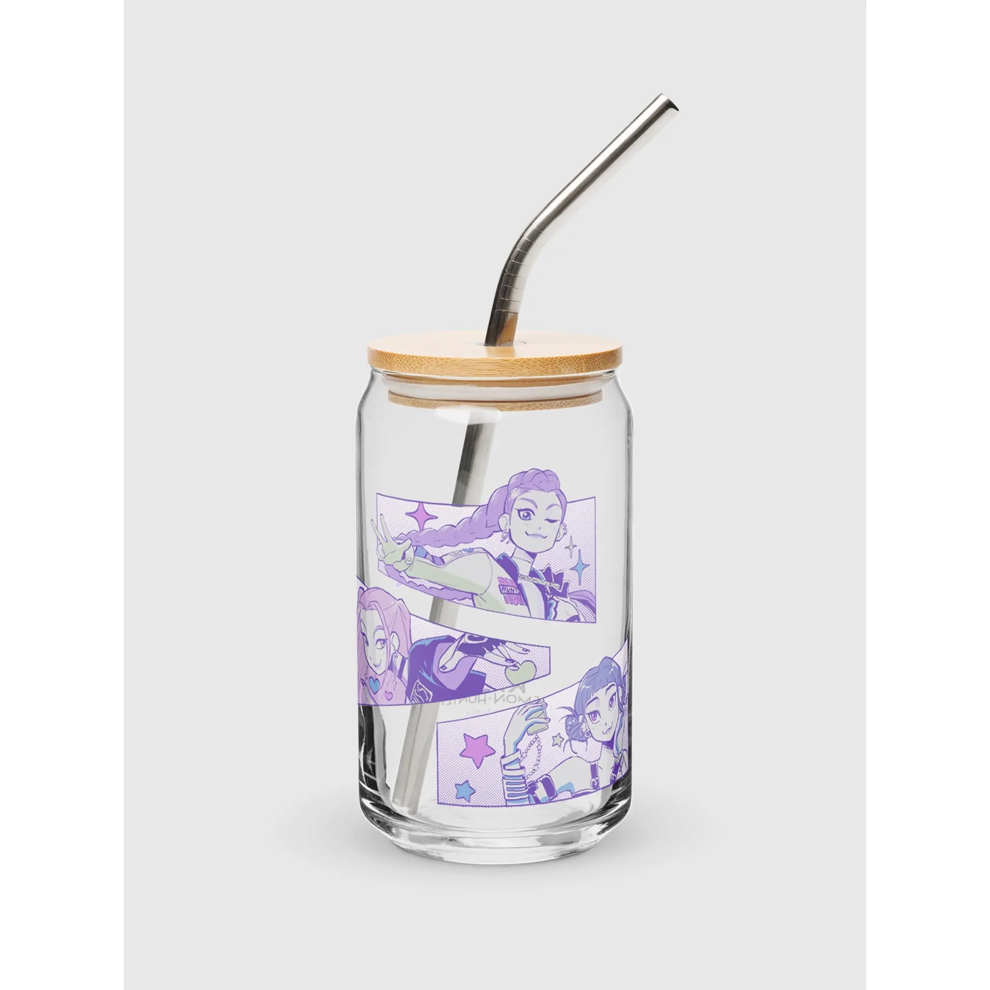 KPop Demon Hunters HUNTR/X Can-Shaped Glass