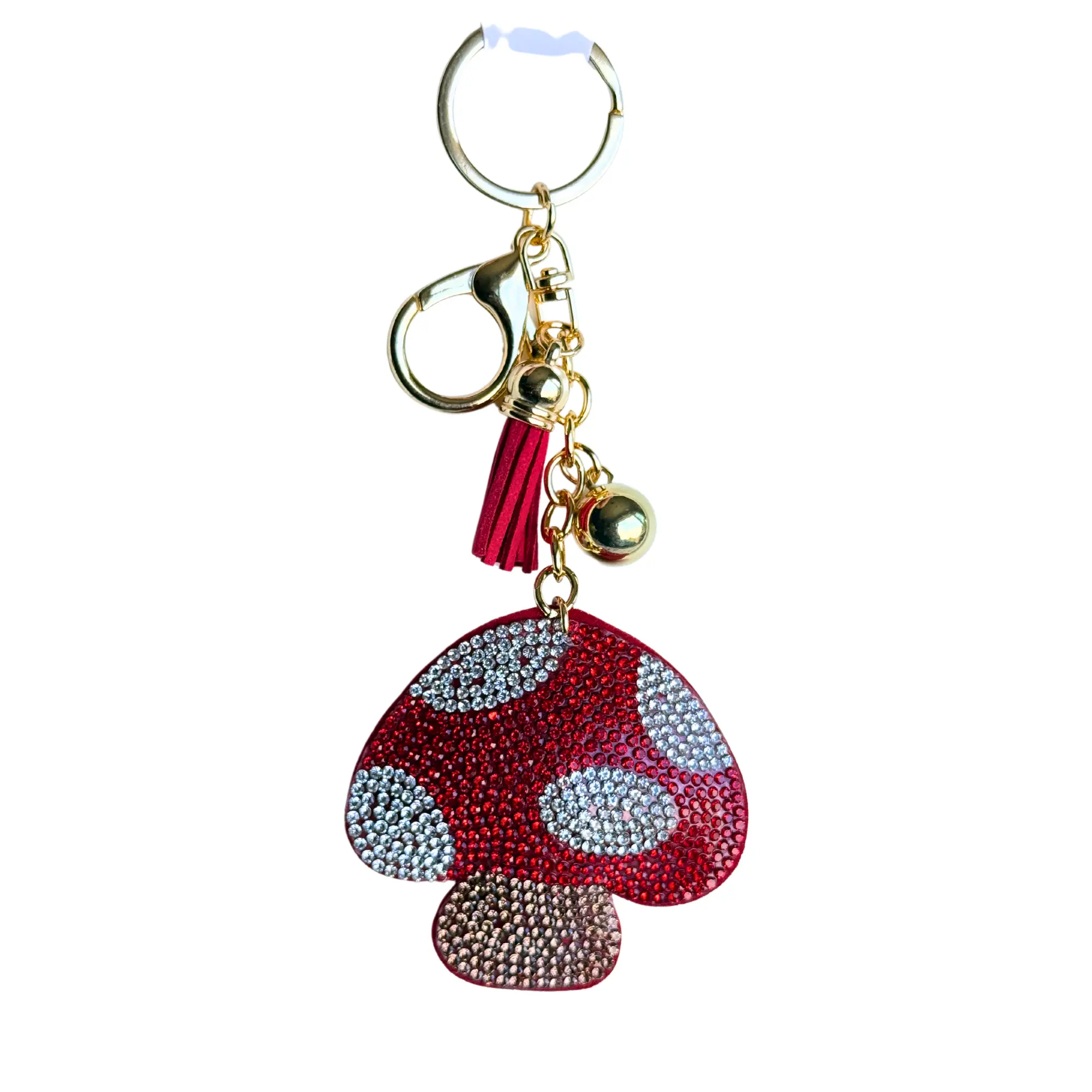 Red Mushroom, Gold Hardware