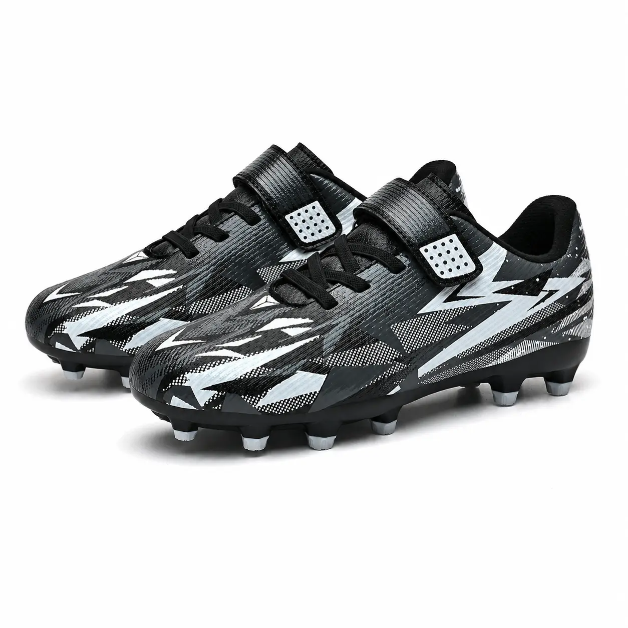 Boys Girls Soccer Cleats Kids Soccer Shoes for Little/Big Kid Outdoor Indoor Firm Ground Athletic Turf Trainning Football Shoes