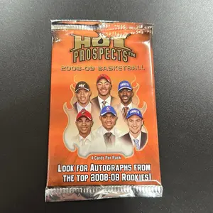 One Retail Pack of 2008/09 Fleer Hot Prospects NBA Basketball Trading Cards