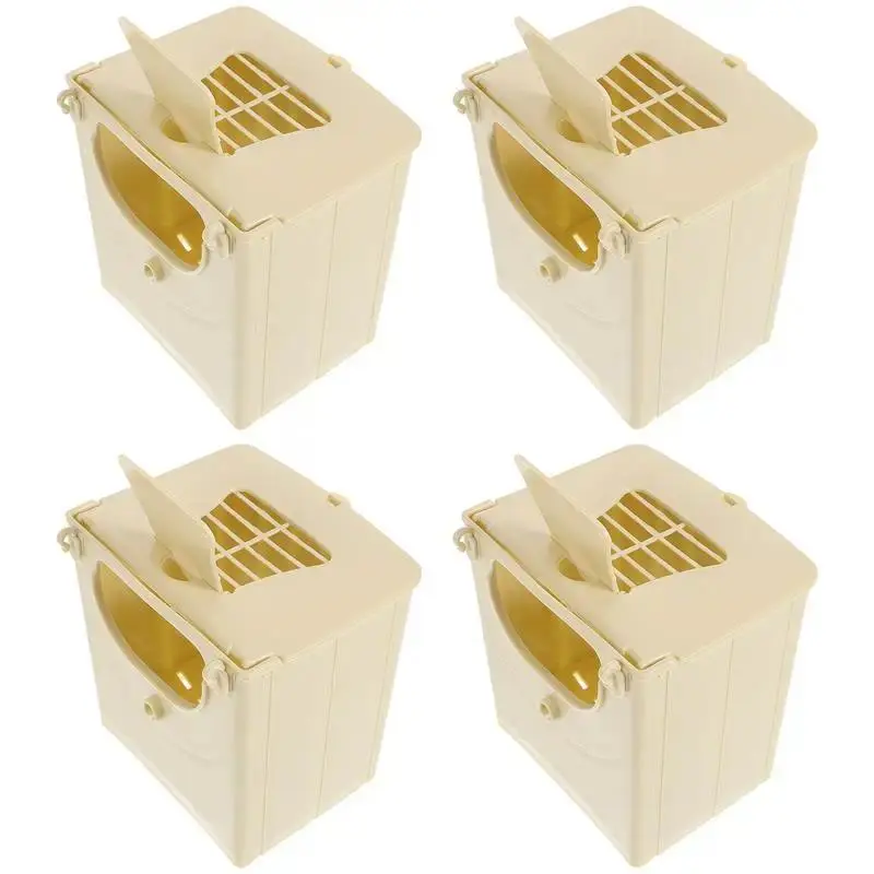 Australian Parrot Breeding Aid Bird Nesting Box - Pet Bird Supply, Balcony Decor, Porch Hanging Incubation Hut, Healthy Habitat, Excellent Workmanship, 13.00x13.00x10.00cm Mating Accessory, Natural Look
