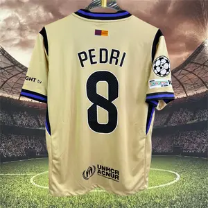 2025 2026 Peach color Away Yamal 10 Short Sleeve Soccer Jersey