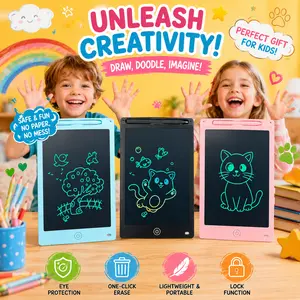LCD Writing Tablet for Kids, 8.5 Inch Colorful Doodle Board Drawing Tablet, Educational Learning Toys Birthday Gifts for Boys Girls Age 3 4 5 6 7 8