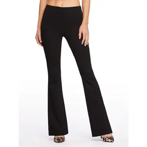 Pull On Flare in Black Ponte