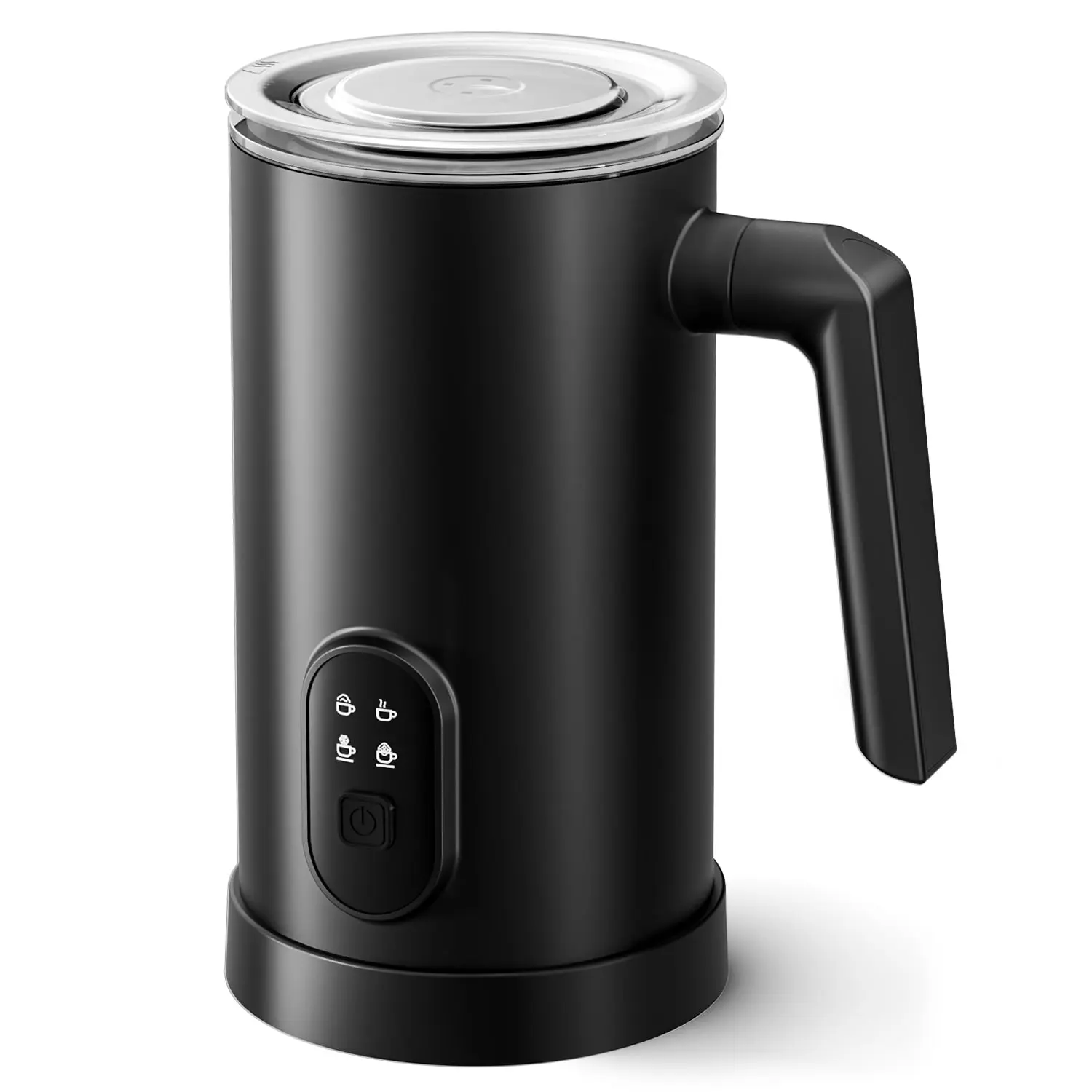 TINANA Electric Milk Frother, 4-in-1 Automatic Foam Maker & Milk Steamer, 12oz/350ml Warm and Cold Frother for Coffee, Latte, Cappuccino, Hot Chocolate