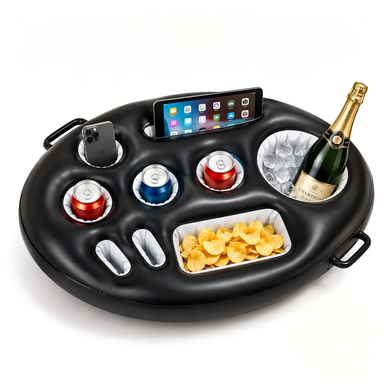 Cool and Unique Drink Floaties – Premium Floating Drink Holder for Pool, Hot Tub Accessories for Adults Holds 50 LBS, Inflatable Pool Accessories Perfect Gift