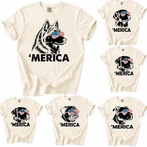 Comfort Colors 50+ Dog Funny 4th Of July Shirt, Merica Golden Retriever Tee, Patriotic Dog Mom Gift, Australian Shepherd Black Lab Maltese Lover Graphic T-Shirt, USA Independence Day Tee – DPCLICK