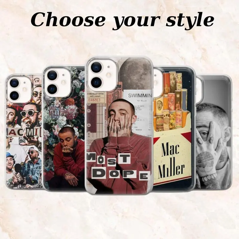 Mac Miller Phone Case, Lyrical Emotional Music Aesthetic Fan Merch Cover, Tough Shockproof Protective Case, Compatible with iPhone 11-17 Pro Max/Plus and Samsung Galaxy S23-25, Gift for Fans