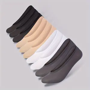 Ten Pairs of Women's Silicone Boat Socks Womenswear Minimalist