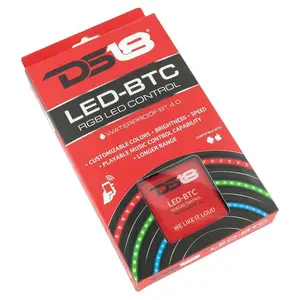 DS18 DS-LED-BTC RGB LED Lights Bluetooth Control Works  Lighting Modes Adjustable