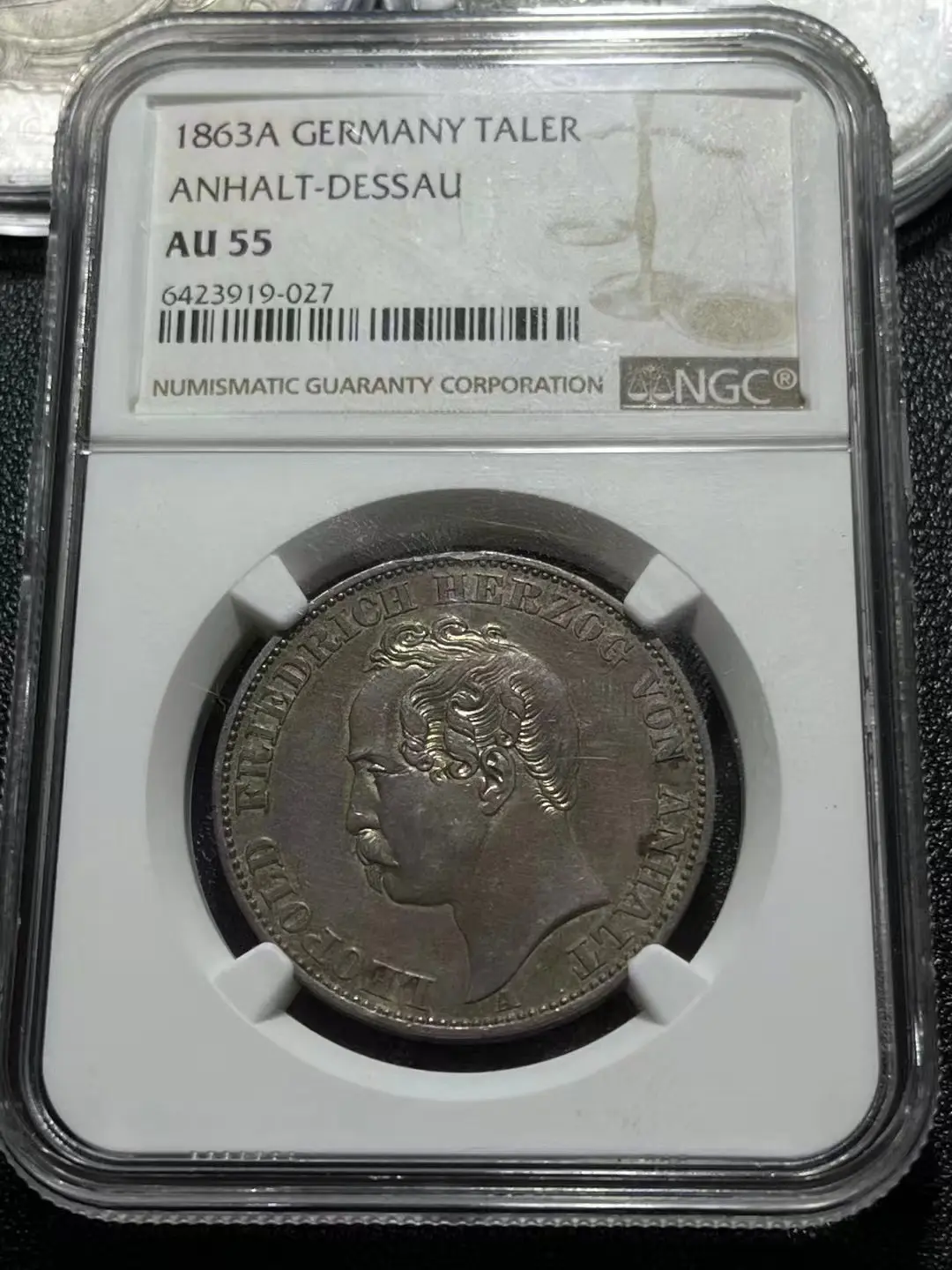 1863A GERMANY TALERANHALT-DESSAUAu55